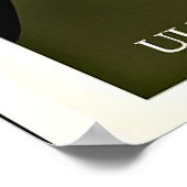 Australie, Ayers Rock, affiche de voyage vintage (Coin)