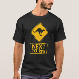 Australië Backpacker vakantie reis naar Kangaroo N T-shirt