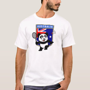 Australië Badminton Panda T-shirt