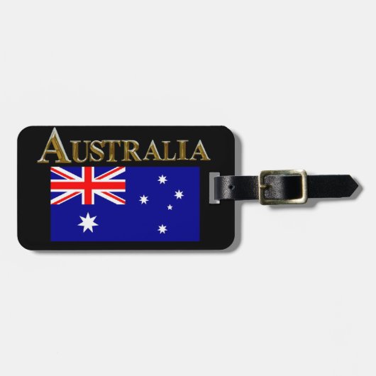 AUSTRALIË BAGAGELABEL (Voorkant horizontaal)