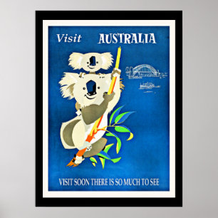 Australië - Bezoek Australië -  afbeelding Poster