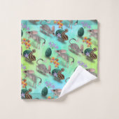 Australie Bilby de Pâques avec Emu & Egg (Gant de toilette)