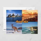 Australië Briefkaart (Voorkant / Achterkant)