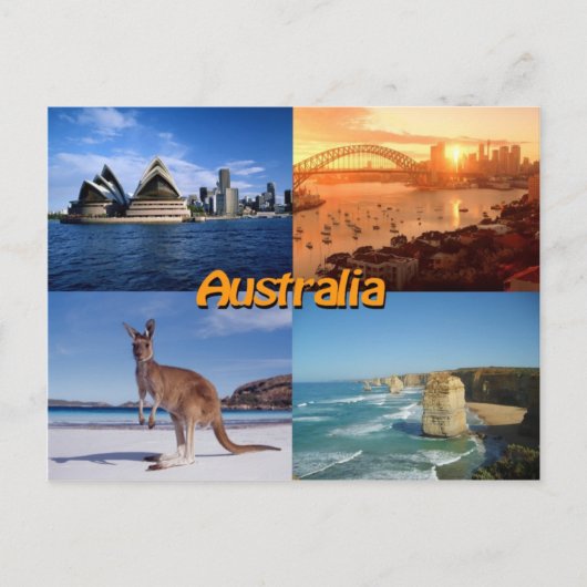 Australië Briefkaart (Voorkant)
