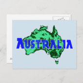 Australië Briefkaart (Voorkant / Achterkant)