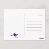 Australië Briefkaarten Kangaroo Flag Classic (Achterkant)