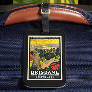 Australië-Brisbane, een wintervakantie, Bagagelabel