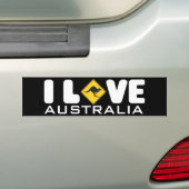 Australië | bumpersticker (Op auto)