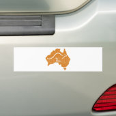 Australië Bumpersticker (Op auto)
