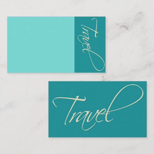 Australie : Carte de visite de voyage (Devant / Derrière)