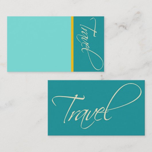 Australie : Carte de visite de voyage (Devant / Derrière)