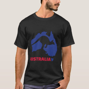 Australie Carte Kangaroo Sweat - shirt à capuche