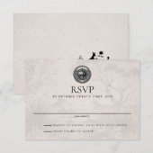 Australie Carte RSVP de mariage de passeport (Devant / Derrière)