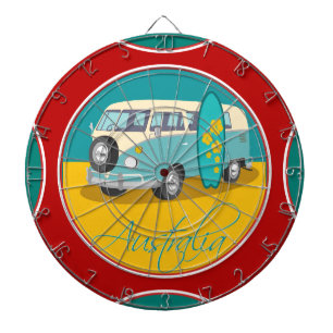 Australie : Cibles de flechettes de voyage