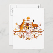 Australië COA Brown Briefkaart (Voorkant / Achterkant)