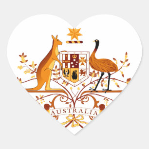 Australië COA Brown Hart Sticker
