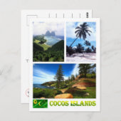 Australië - Cocos-eilanden - Briefkaart (Voorkant / Achterkant)