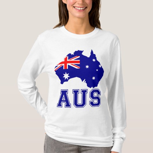 Australië Continent T-shirt (Voorkant)