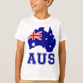 Australië Continent T-shirt (Voorkant)