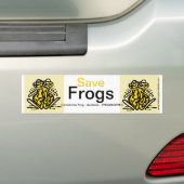 Australië - Cool Save FROGS - Natuur - Ecologie Bumpersticker (Op auto)