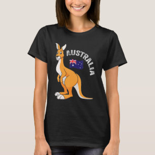 Australië Dag Peuter Shirt Grappige Kangeroe Austr