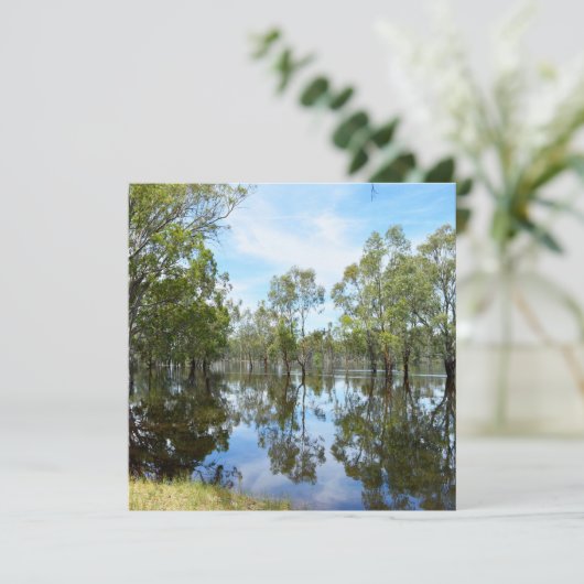 Australië De rivier Murray, Feestdagenkaart (Staand voorkant)