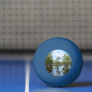 Australië De rivier Murray, Pingpongballen