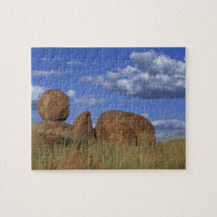 Australië, Devil's Marbles. Bolvormig zandsteen Legpuzzel