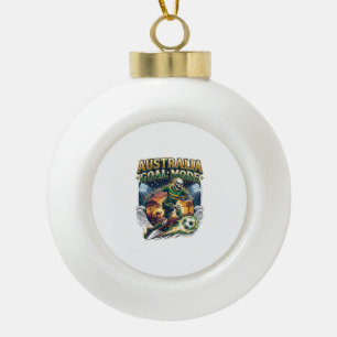 Australië Doel Modus Skelet Striker Naties Straatm Keramische Bal Ornament