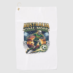 Australië Doel Modus Skelet Striker Naties Streetw Golfhanddoek