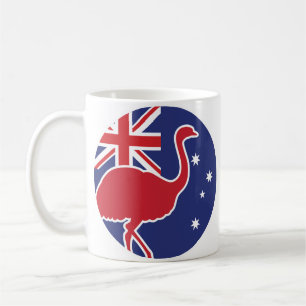 Australië EMU Australische nationale dierenvlag Koffiemok