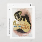 Australië en de oorlog briefkaart (Voorkant / Achterkant)
