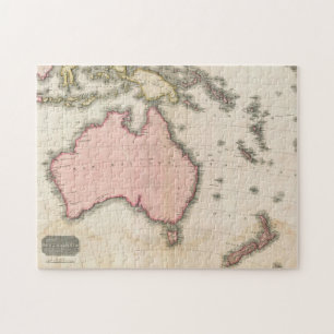 Australië en het zuidwestelijke deel van de Stille Legpuzzel