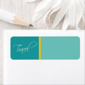 Australie : étiquette d'adresse de retour (En situation)