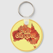 AUSTRALIË FAIR DINKUM SLEUTELHANGER (Voorkant)