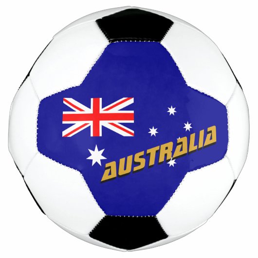 Australie Football & drapeau australien / Sport (Devant)