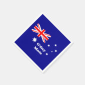 Australië, G-day Mate & Australische vlag / partij Servet (Hoek)