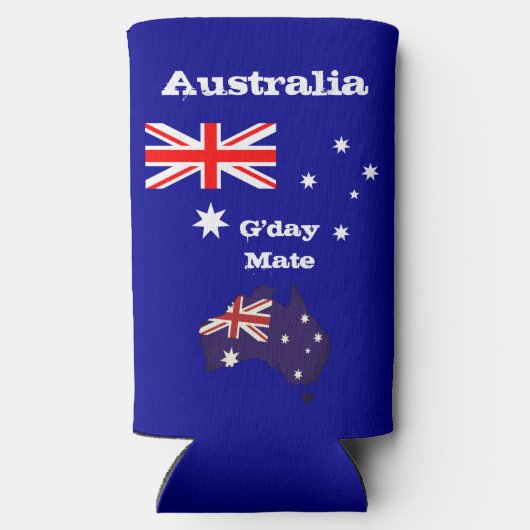 Australie & G'day Mate glacière / Drapeau australi (Verso)