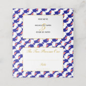 AUSTRALIË Gepersonaliseerd huwelijksfeest (Buitenkant ongevouwen)