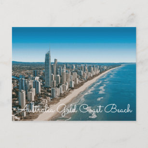 Australie Gold Coast Beach Skycard Cartes postales