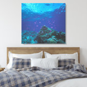 Australië, Great Barrier Reef. Paars Canvas Afdruk (Insitu (Slaapkamer))