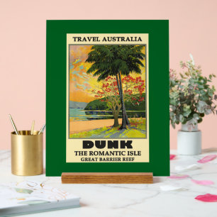 Australië, Groot Barrièrerif, Acryl Bord