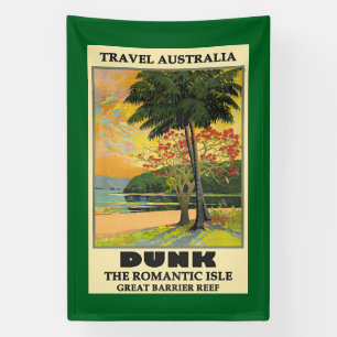 Australië, Groot Barrièrerif, Spandoek