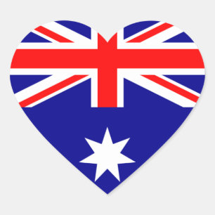 australië hart sticker