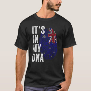 Australië Het is in mijn DNA-kliniek Australische T-shirt
