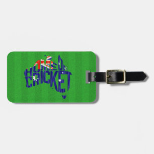 Australië Home of Cricket Custom Bagagelabel