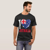 Australië Ik hou van Australië T-shirt (Voorkant volledig)