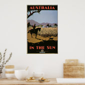  Australië in de zon Poster (Keuken)