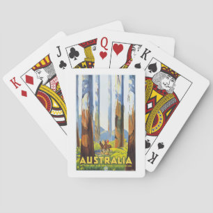 AUSTRALIË Jaren '30 VICTORIA BOS Legpuzzel Pokerkaarten