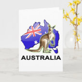 Australië Kaart (Gele Bloem)
